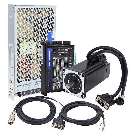 TS Series 1 Axis 4.0Nm(566.56oz.in) Nema 24 Closed Loop Stepper Kit w/ Power Supply - 1-CLTS40-V41 | StepperOnline AU