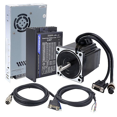 TS Series 1 Axis 4.30Nm(608.93oz.in) Nema 34 Closed Loop Stepper Kit w/ Power Supply - 1-CLTS48-V41 | StepperOnline AU