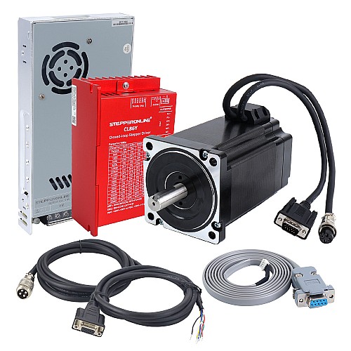 YS Series 1 Axis 9.00Nm(1274.5oz.in) Nema 34 Closed Loop Stepper Kit V2.0 w/ Power Supply - 1-CLYS90-V20 | StepperOnline AU