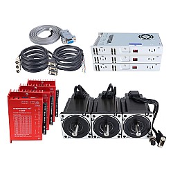YS Series 3 Axis 9.00Nm(1274.5oz.in) Nema 34 Closed Loop Stepper Kit V2.0 w/ Power Supply