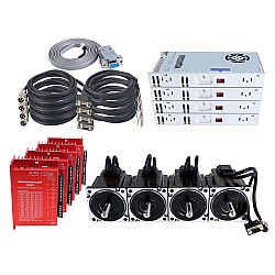 YS Series 4 Axis 4.30Nm(608.93oz.in) Nema 34 Closed Loop Stepper Kit V2.0 w/ Power Supply