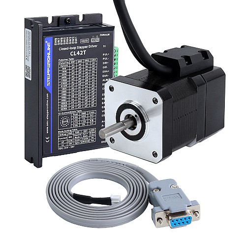 1 Axis Closed Loop Stepper CNC Kit 42Ncm(59.48oz.in) Nema 17 Motor & Driver - 1-CL42T-S04-V41 | StepperOnline AU