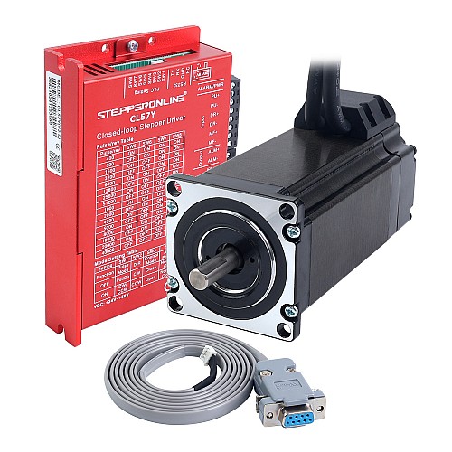 YS Series 1 Axis Closed Loop Stepper CNC Kit V2.0 3.00Nm(424.83oz.in) Nema 23 Motor w/ 1.5m Cables & Driver - 1-CL57Y-S30-1M5-V20 | StepperOnline AU