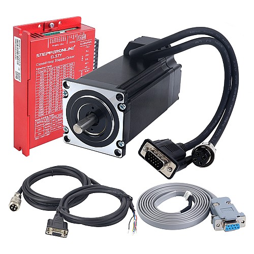 YS Series 1 Axis Closed Loop Stepper CNC Kit V2.0 3.00Nm(424.83oz.in) Nema 23 Motor w/ 2.0m Cables & Driver - 1-CL57Y-S30-V20 | StepperOnline AU