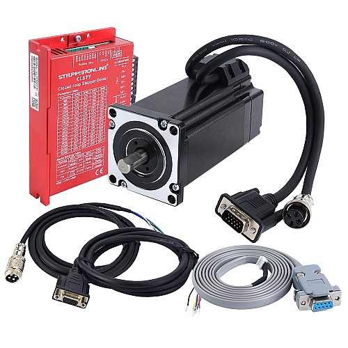 YS Series 1 Axis Closed Loop Stepper CNC Kit V2.0 4.00Nm(566.45oz.in) Nema 24 Motor & Driver - 1-CL57Y-S40-V20 | StepperOnline AU