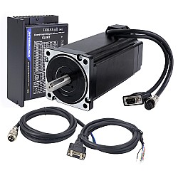 TS Series 12.0Nm(1699.34oz.in) 1 Axis Closed Loop Stepper CNC Kit Nema 34 Motor & Driver