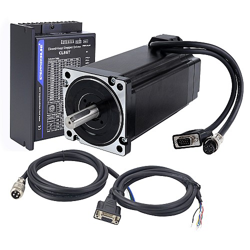 TS Series 12.0Nm(1699.34oz.in) 1 Axis Closed Loop Stepper CNC Kit Nema 34 Motor & Driver - 1-CL86T-S120-V41 | StepperOnline AU