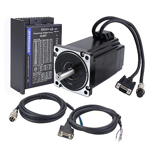 TS Series 9Nm(1274.5oz.in) 1 Axis Closed Loop Stepper CNC Kit Nema 34 Motor & Driver - 1-CL86T-S90-V41 | StepperOnline AU