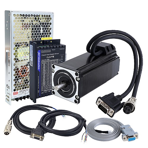 TES Series 1 Axis 3.0Nm(424.83oz.in) Nema 23 Closed Loop Stepper Kit & Driver CL57TE w/ Power Supply - 1-CLTES30A | StepperOnline AU