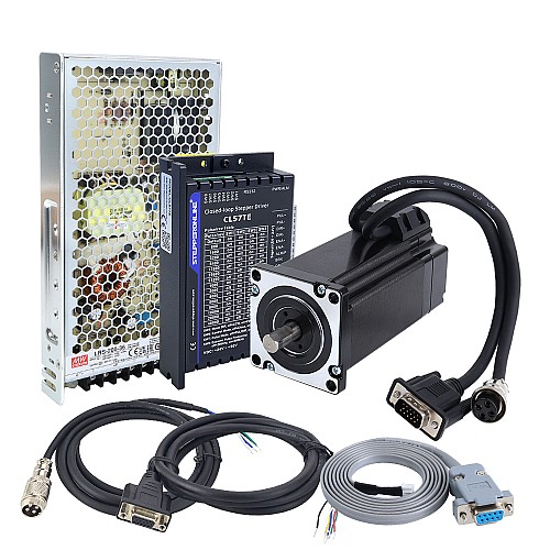 TES Series 1 Axis 4.0Nm(566.56oz.in) Nema 24 Closed Loop Stepper Kit & Driver CL57TE w/ Power Supply - 1-CLTES40 | StepperOnline AU