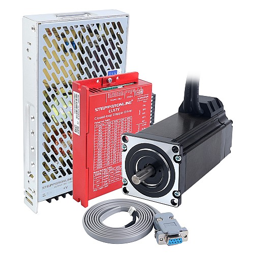 YS Series 1 Axis Closed Loop Stepper CNC Kit V2.0 3.00Nm(424.83oz.in) Nema 23 Motor w/ 1.5m Cables & Power Supply - 1-CLYS30-1M5-V20 | StepperOnline AU
