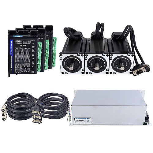 TS Series 3 Axis 4.0Nm(566.56oz.in) Nema 24 Closed Loop Stepper Kit w/ Power Supply - 3-CLTS40-V41 | StepperOnline AU