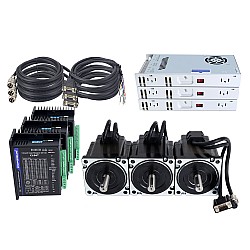 TS Series 3 Axis 4.30Nm(608.93oz.in) Nema 34 Closed Loop Stepper Kit w/ Power Supply