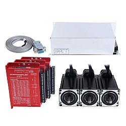 YS Series 3 Axis Closed Loop Stepper CNC Kit V2.0 3.00Nm(424.83oz.in) Nema 23 Motor w/ 1.5m Cables & Power Supply