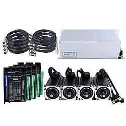 TS Series 4 Axis 3.0Nm(424.83oz.in) Nema 24 Closed Loop Stepper Kit w/ Power Supply