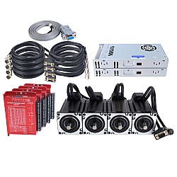 YS Series 4 Axis 4.00Nm(566.45oz.in) Nema 24 Closed Loop Stepper Kit V2.0 w/ Power Supply
