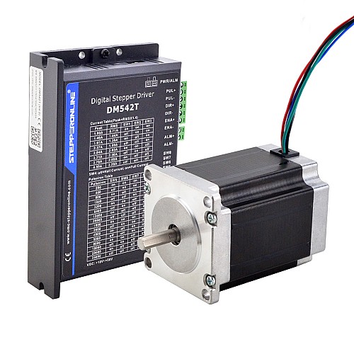 1 Axis Stepper CNC Kit 1.9Nm(269oz.in) Nema 23 Stepper Motor & Driver - 1-DM542T-23HS30 | StepperOnline AU