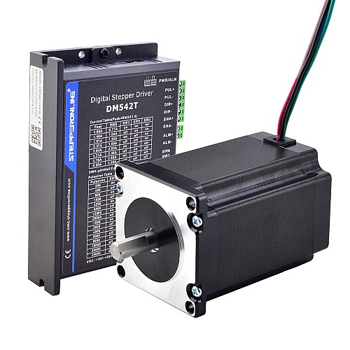1 Axis Stepper CNC Kit 2.4Nm(339.87oz.in) Nema 23 Stepper Motor & Driver - 1-DM542T-23HS32 | StepperOnline AU