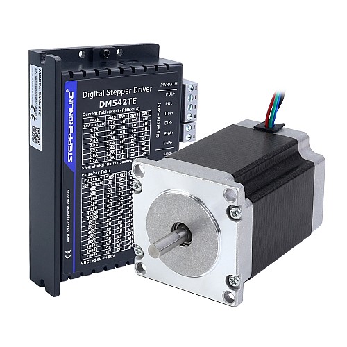 TES Series 1 Axis Stepper CNC Kit 2.00Nm(283.22oz.in) Nema 23 Stepper Motor & Driver DM542TE - 1-DM542TE-23HS30 | StepperOnline AU