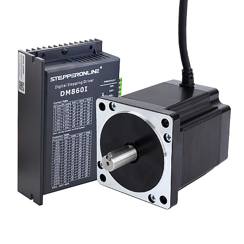 1 Axis Stepper CNC Kit 8.0Nm(1132.89oz.in) Nema 34 Stepper Motor & Driver - 1-DM860I-34HS39 | StepperOnline AU