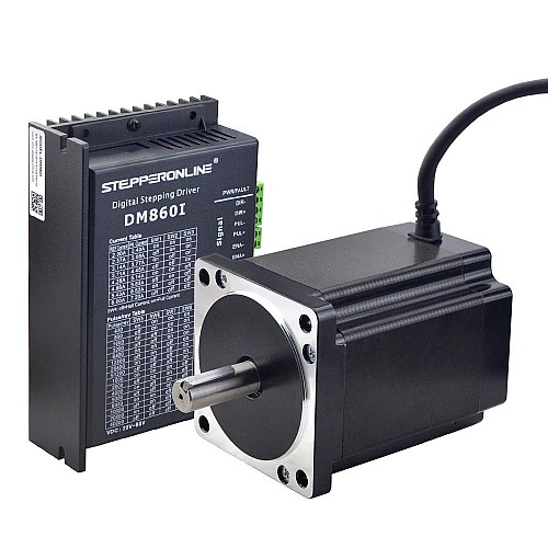 1 Axis Stepper CNC Kit 8.2Nm(1161.45oz.in) Nema 34 Stepper Motor & Driver - 1-DM860I-34HS45 | StepperOnline AU
