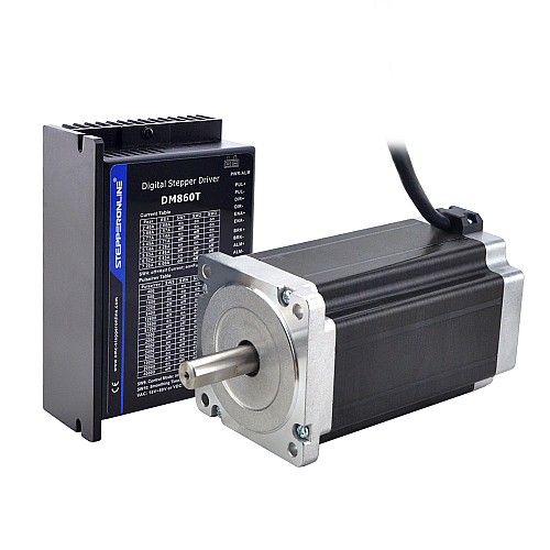 1 Axis Stepper CNC Kit 13.0Nm(1841oz.in) Nema 34 Stepper Motor & Driver - 1-DM860T-34HS59 | StepperOnline AU