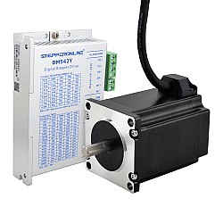 1 Axis Stepper CNC Kit 1.85Nm(262.03oz.in) Nema 23 Stepper Motor 8mm Dual Shaft