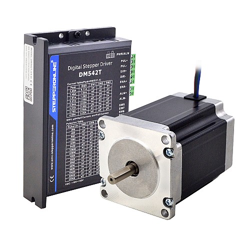 1 Axis Stepper CNC Kit 1.89Nm(267.65oz.in) Nema 23 Stepper Motor & Driver - KIT07 | StepperOnline AU