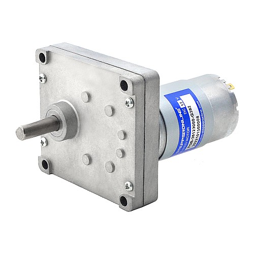 Brushed 12V DC Gear Motor 35Kg.cm/5.7RPM w/ 392:1 Rectangular Spur Gearbox - FGB-36123000-G392 | StepperOnline AU