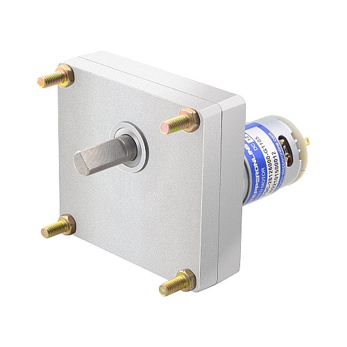 Brushed 12V DC Gear Motor 50Kg.cm/4.1RPM w/ 1105:1 Rectangular Spur Gearbox - FGC-28126000-G1105 | StepperOnline AU