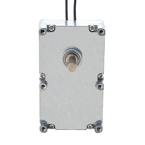 110V AC Gear Motor 100Kg.cm/5.5RPM w/ 590:1 Rectangular Spur Gearbox - FGE-6130-110V-G590 | StepperOnline AU