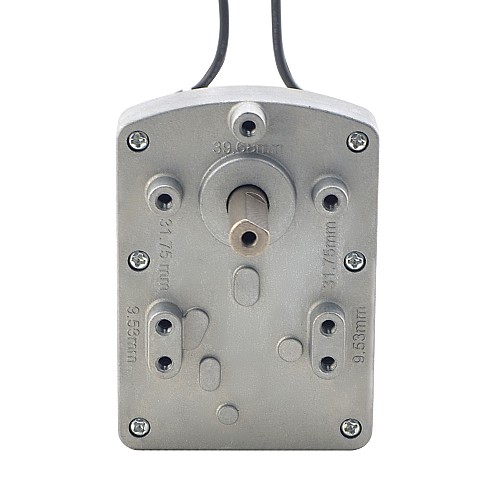 110V AC Gear Motor 40Kg.cm/8RPM w/ 277:1 Rectangular Spur Gearbox - FGF-6130-110V-G277 | StepperOnline AU