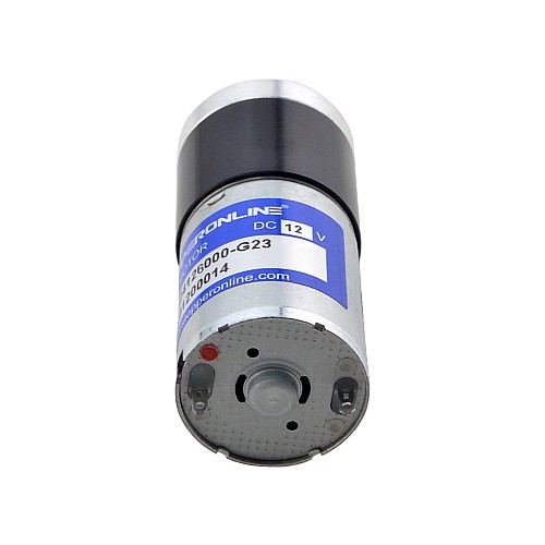 Brushed 12V DC Gear Motor 0.54Kg.cm/199RPM w/ 23:1 Planetary Gearbox - PA25-24126000-G23 | StepperOnline AU