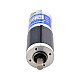 Brushed 12V DC Gear Motor 4.6Kg.cm/17RPM w/ 256:1 Planetary Gearbox - PA25-24126000-G256 | StepperOnline AU
