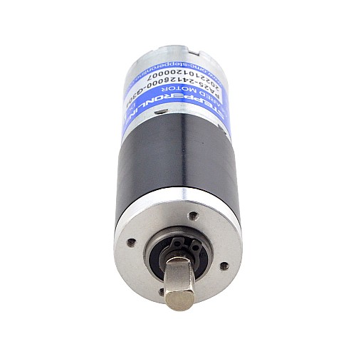 Brushed 12V DC Gear Motor 5.5Kg.cm/15RPM w/ 304:1 Planetary Gearbox - PA25-24126000-G304 | StepperOnline AU