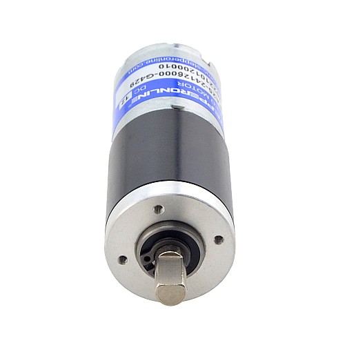 CN On Sale - Brushed 12V DC Gear Motor 7.7Kg.cm/10.5RPM w/ 428.68:1 Planetary Gearbox - CN-PA25-24126000-G429 | StepperOnline AU