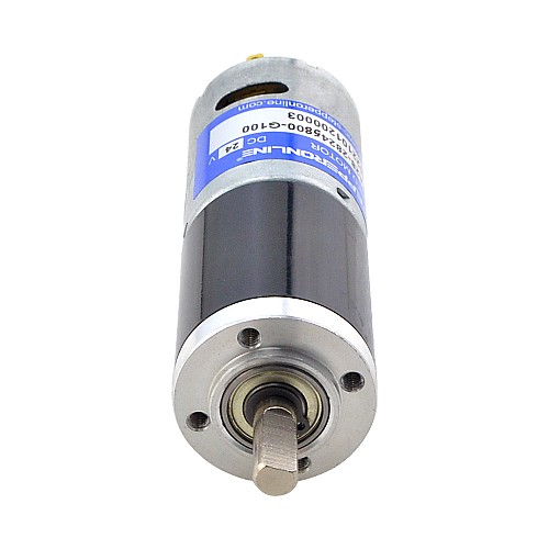 Brushed 24V DC Gear Motor 3.6Kg.cm/46RPM w/ 99.5:1 Planetary Gearbox - PA28-28245800-G100 | StepperOnline AU