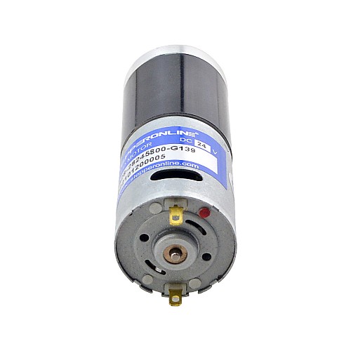 CN On Sale - Brushed 24V DC Gear Motor 5.1Kg.cm/33RPM w/ 139:1 Planetary Gearbox - CN-PA28-28245800-G139 | StepperOnline AU