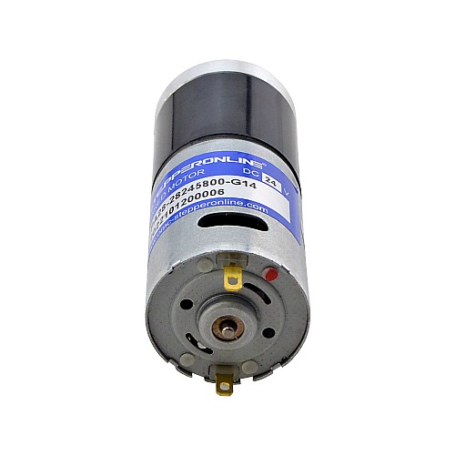 CN On Sale - Brushed 24V DC Gear Motor 0.57Kg.cm/334RPM w/ 13.7:1 Planetary Gearbox - CN-PA28-28245800-G14 | StepperOnline AU