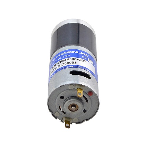 Brushed 24V DC Gear Motor 1.1Kg.cm/171RPM w/ 26.8:1 Planetary Gearbox - PA28-28245800-G27 | StepperOnline AU