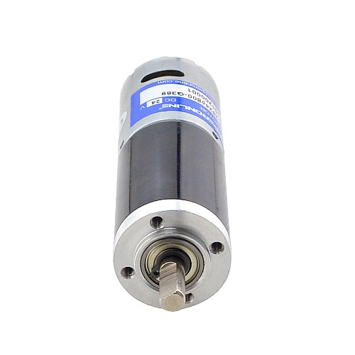CN On Sale - Brushed 24V DC Gear Motor 11.5Kg.cm/12RPM w/ 369:1 Planetary Gearbox - CN-PA28-28245800-G369 | StepperOnline AU