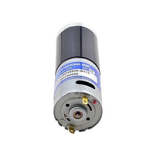 Brushed 24V DC Gear Motor 16Kg.cm/8.9RPM w/ 515:1 Planetary Gearbox - PA28-28245800-G515 | StepperOnline AU