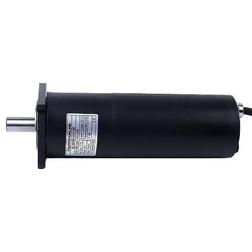 Brushed 24V DC Gear Motor 5Nm(708.06oz.in) 100RPM w/ 18:1 Planetary Gearbox IP66 155°C[311°F] - PB65-65241800-G18 | StepperOnline AU