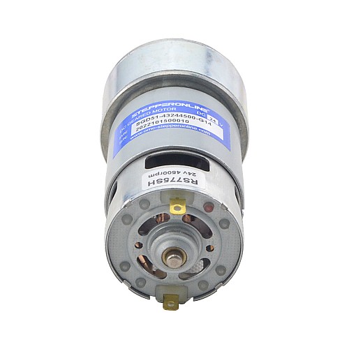 Brushed 24V DC Gear Motor 5Kg.cm/245RPM 14:1 Spur Gearbox - SGD51-43244500-G14 | StepperOnline AU