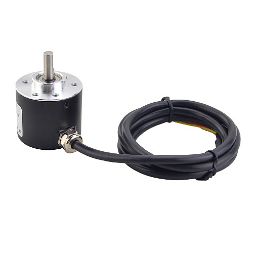 600PPR Incremental Rotary Encoder ABZ 3-Channel 6mm Solid Shaft ISC4006 - ISC4006-003G-600BZ3-5-24C | StepperOnline AU