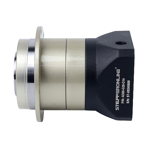 AD Series 60mm 20:1 Helical Planetary Gearbox Backlash 5arcmin for Servo Motors IP65 - AD60-G20-D14 | StepperOnline AU