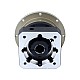 AD Series 90mm 10:1 Helical Planetary Gearbox Backlash 3arcmin for Servo Motors IP65 - AD90-G10-D19 | StepperOnline AU