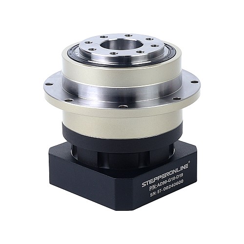 AD Series 90mm 10:1 Helical Planetary Gearbox Backlash 3arcmin for Servo Motors IP65 - AD90-G10-D19 | StepperOnline AU