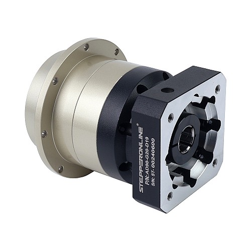 AD Series 90mm 20:1 Helical Planetary Gearbox Backlash 7arcmin for Servo Motors IP65 - AD90-G20-D19 | StepperOnline AU