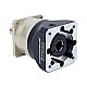 AEP Series 60mm 10:1 Helical Planetary Gearbox Backlash 5arcmin for Servo Motors  IP65 - AEP60-G10-D14 | StepperOnline AU